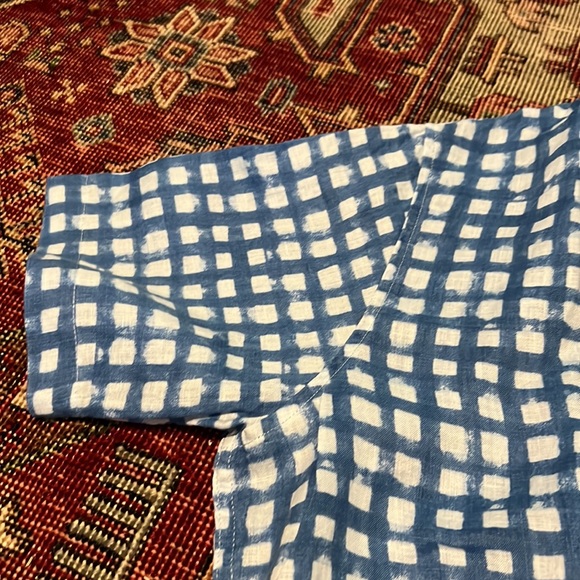 Lands' End linen shirt, mens L - Picture 5 of 8